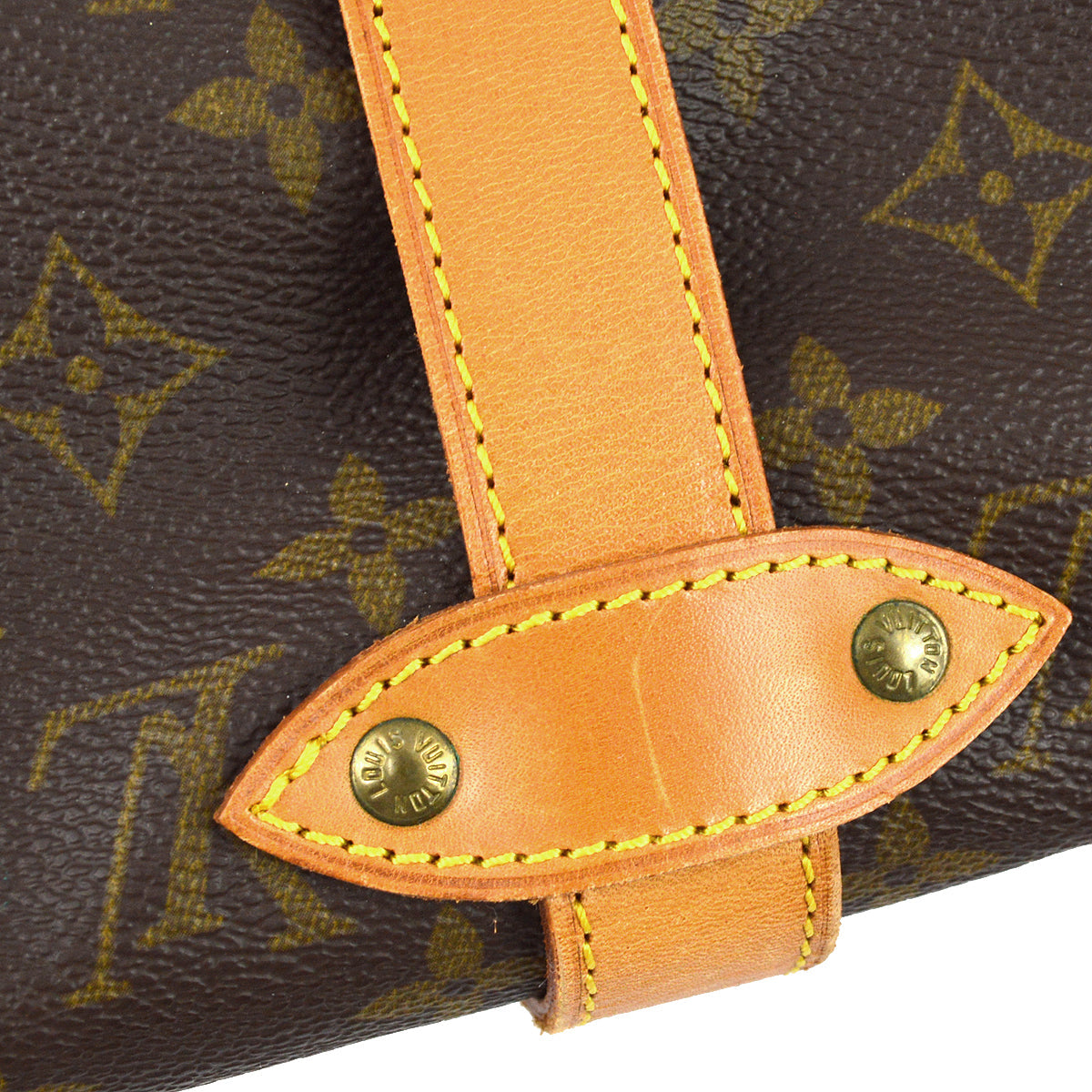Louis Vuitton 1994 Monogram Saumur 35 Shoulder Bag M42254