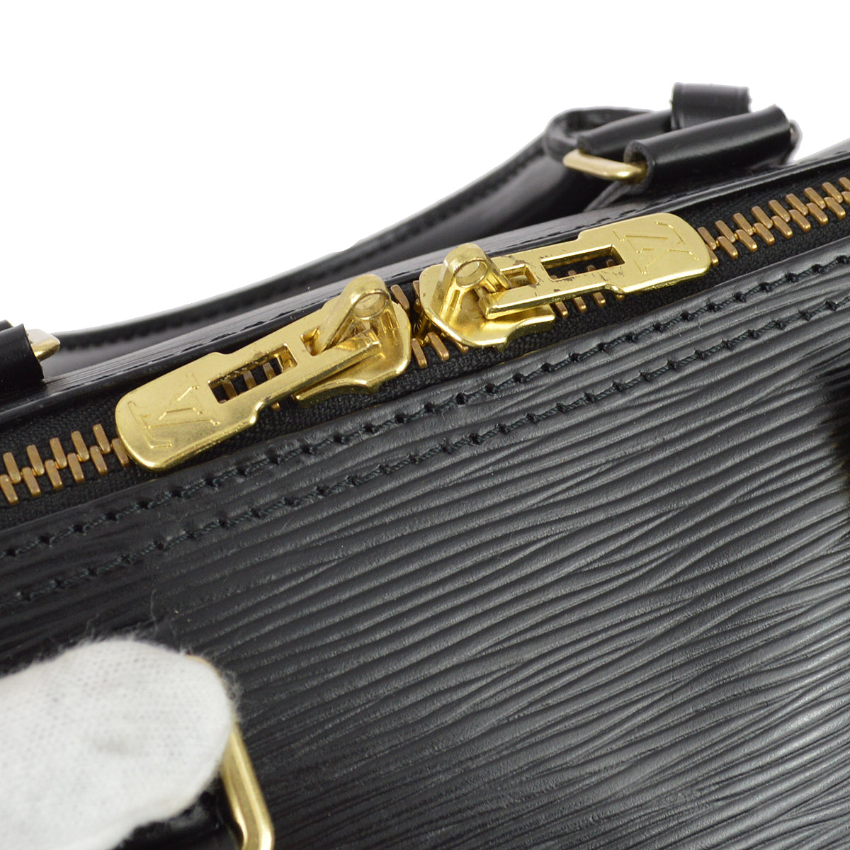 Louis Vuitton 1993 Black Epi Keepall 45 Travel Duffle Handbag M42972