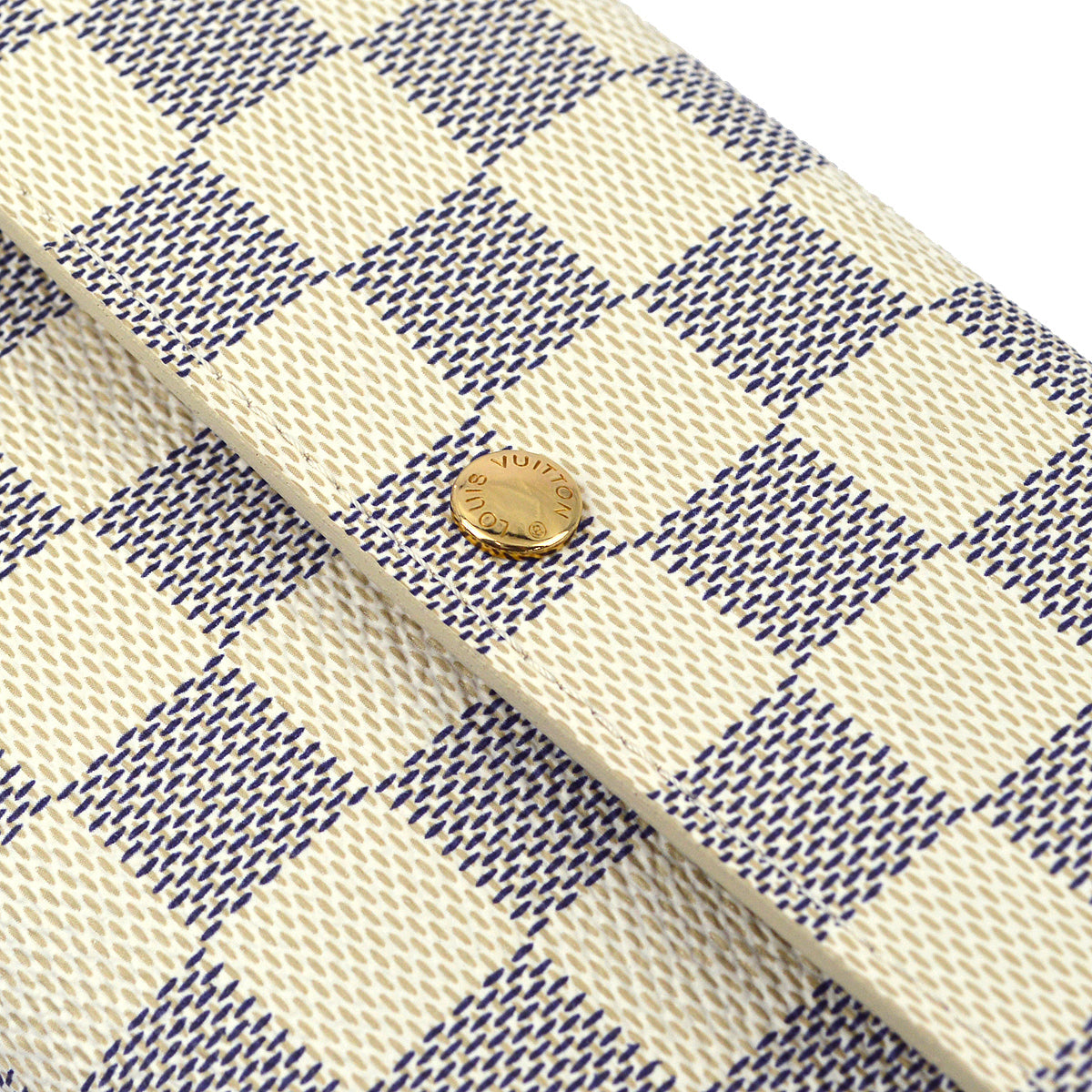 Louis Vuitton Damier Azur Portofeuil Sara Coin Purse Wallet N61735