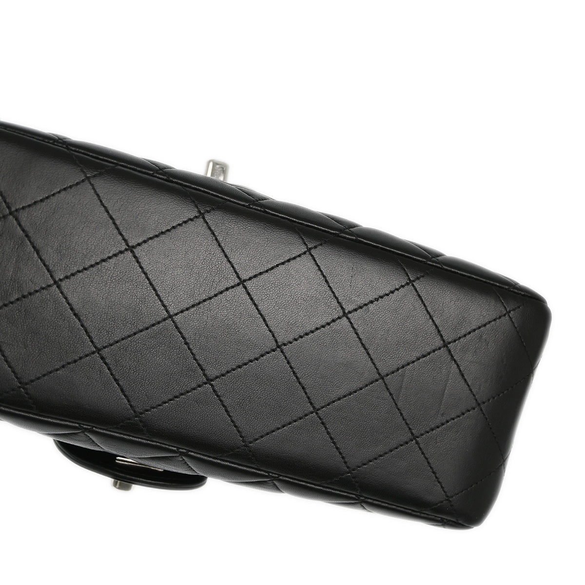 Chanel Black Lambskin Double Sided Classic Flap Shoulder Bag