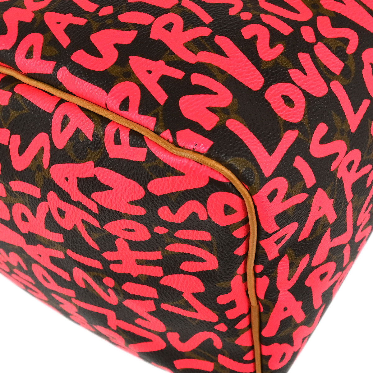 Louis Vuitton 2009 Pink Monogram Graffiti 30 Handbag M93704