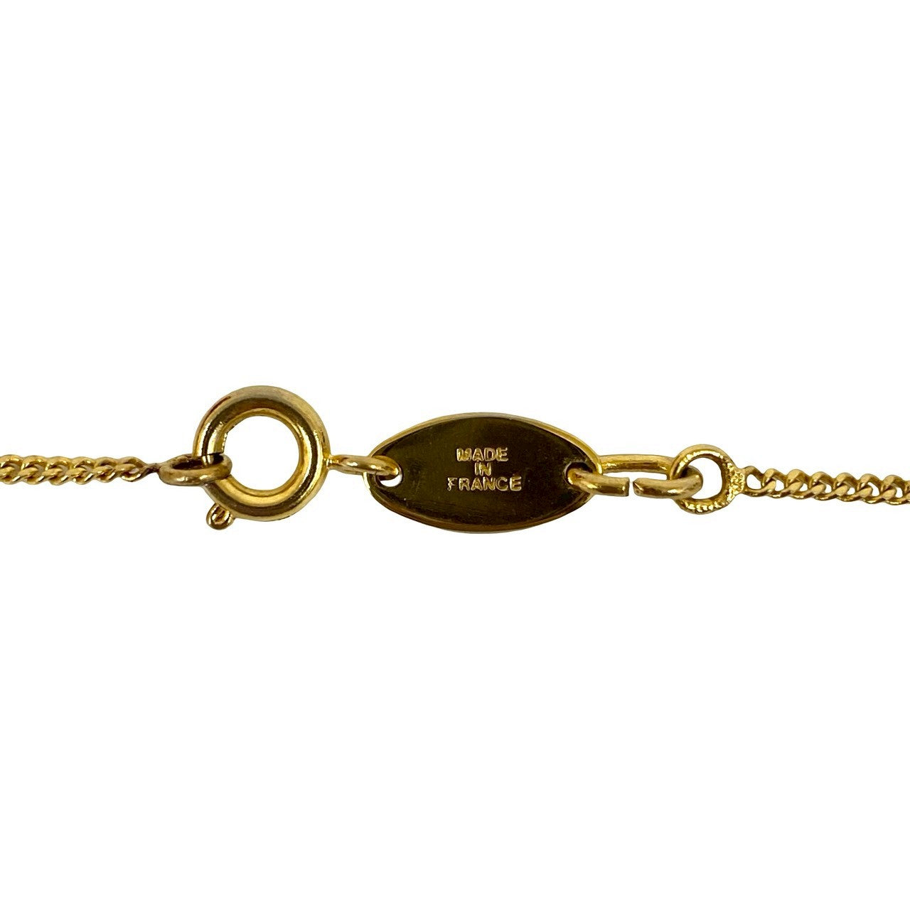 CHANEL Necklace Gold Plated gold