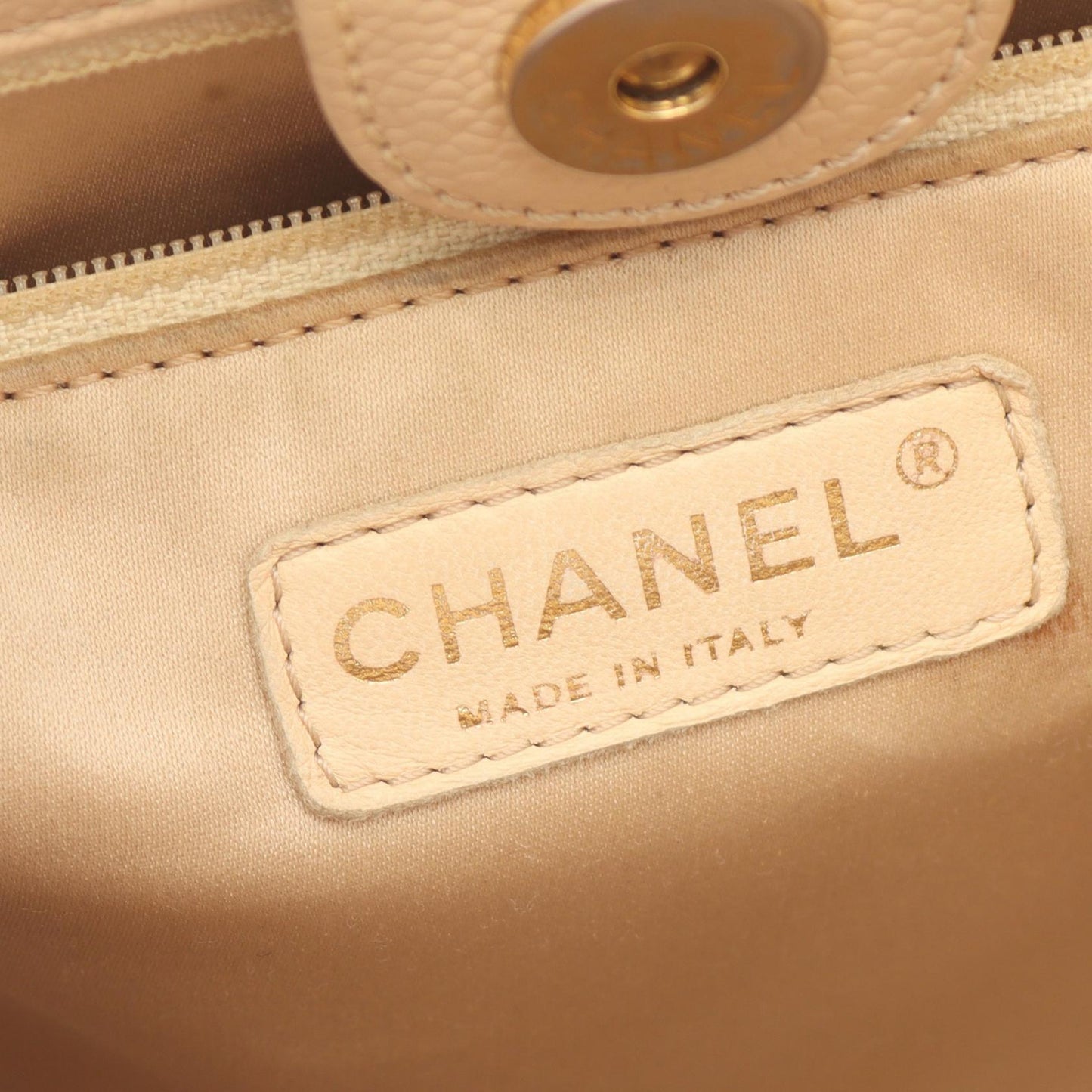 Chanel Matelasse Grained Calfskin Tote Bag
