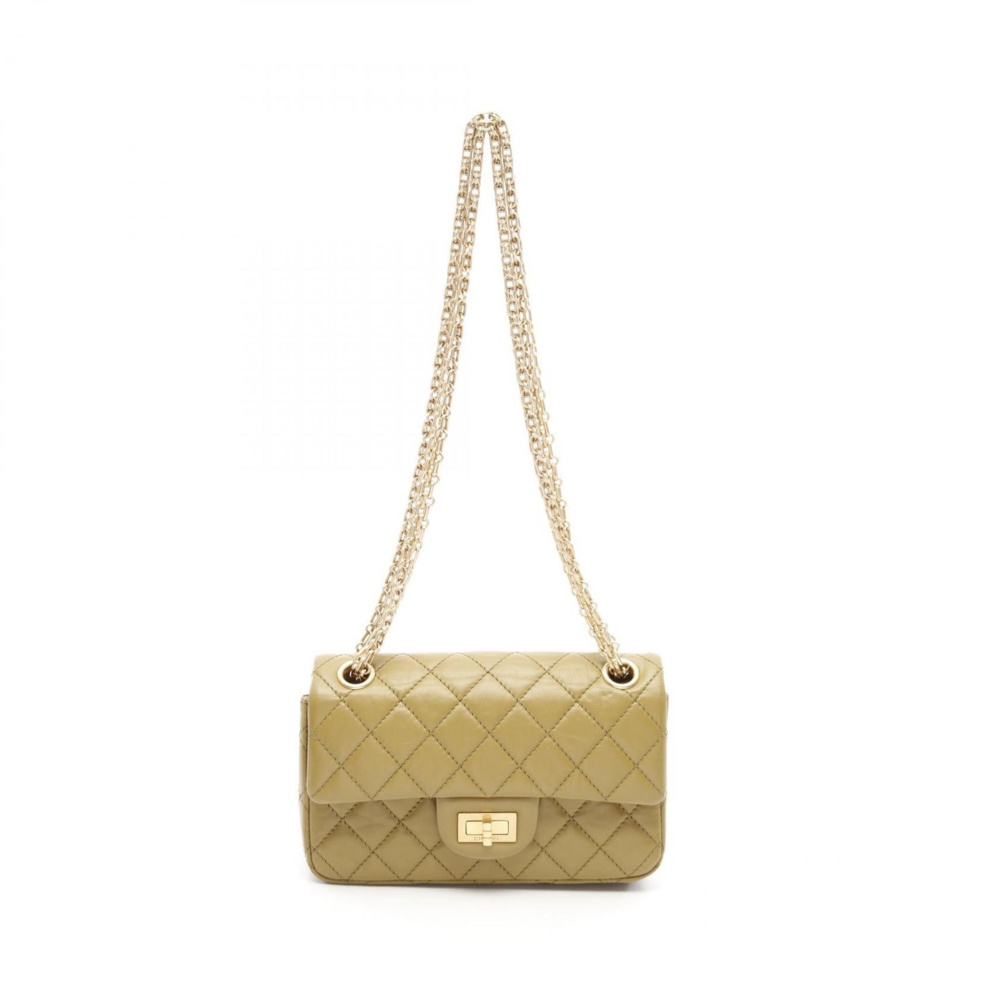 Chanel 2.55 Matelassé Mademoiselle Chain Calf Shoulder Bag