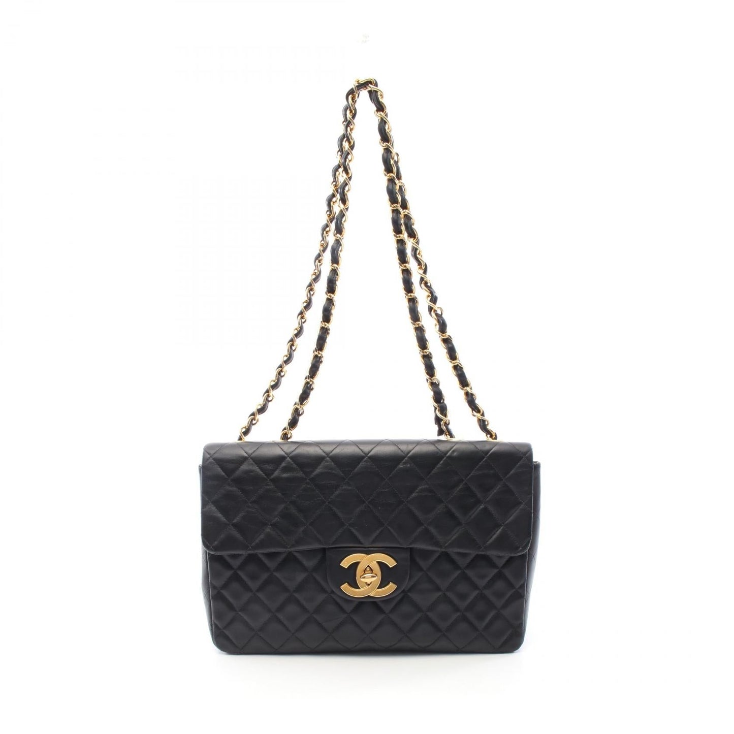 Chanel Deauville Matelassé Lambskin Shoulder Bag
