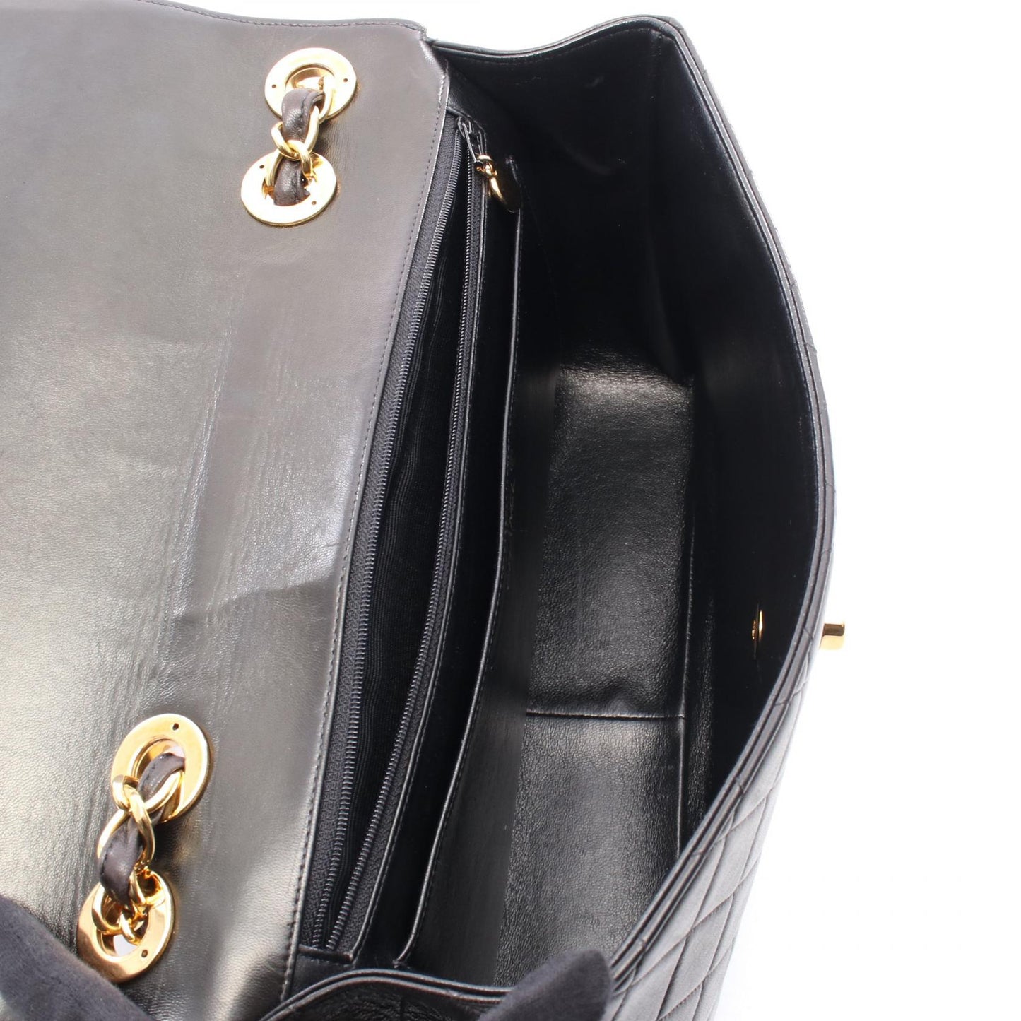 Chanel Deauville Lambskin Shoulder Bag