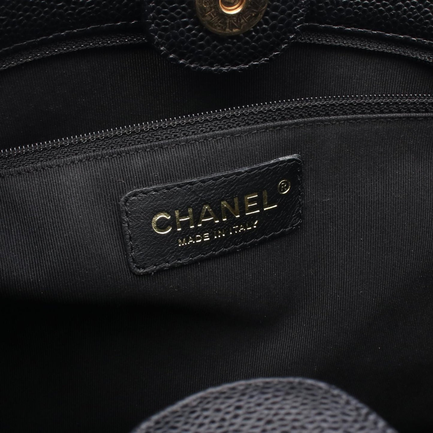 Chanel Matelasse PST Caviar Skin Tote Bag