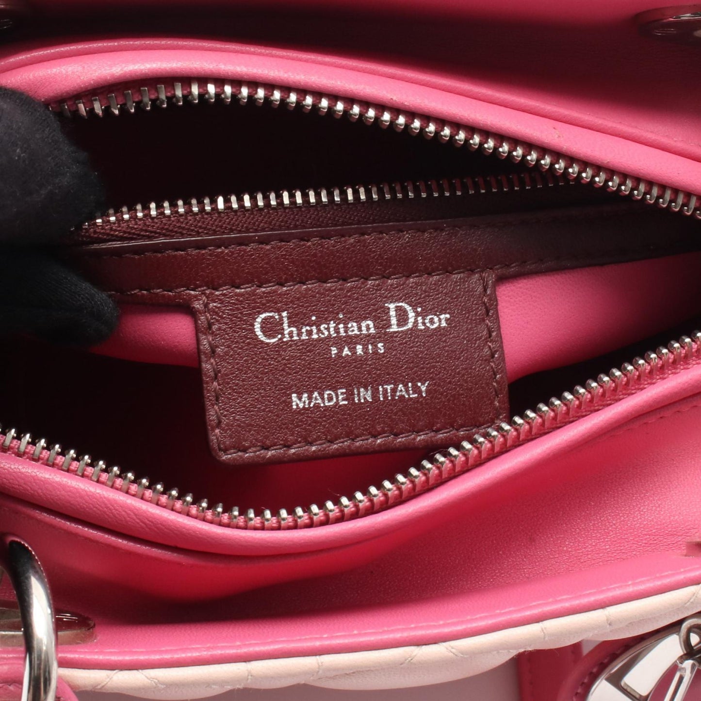 Dior LADY DIOR Leather Handbag