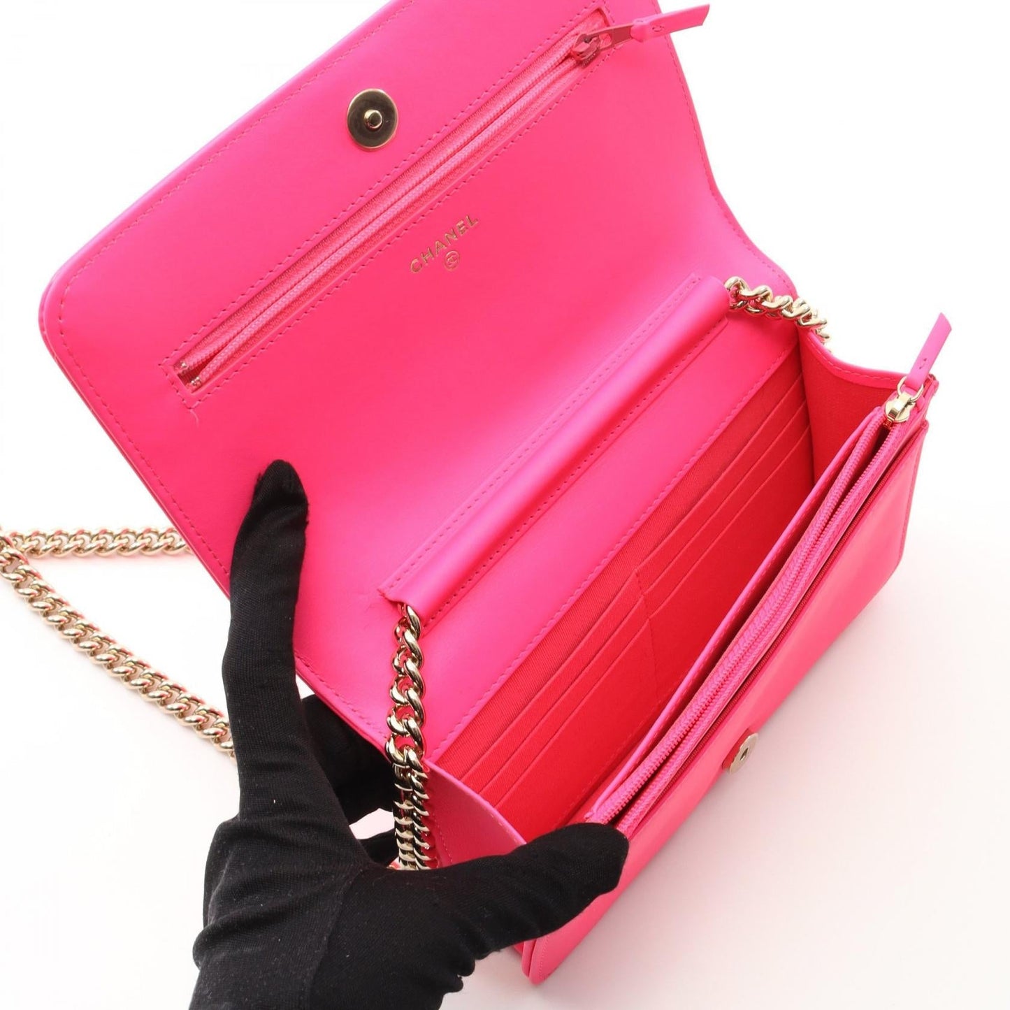 Chanel Boy Chanel Patten Leather Shoulder Bag