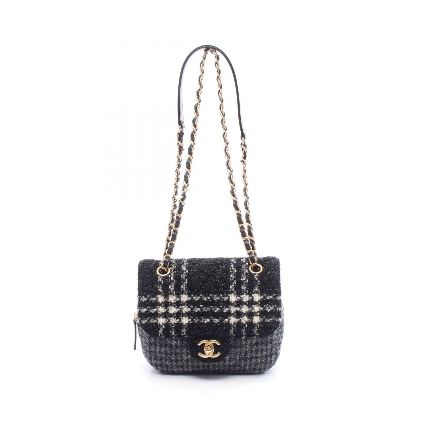 Chanel Matelassé Fabric Wool Shoulder Bag