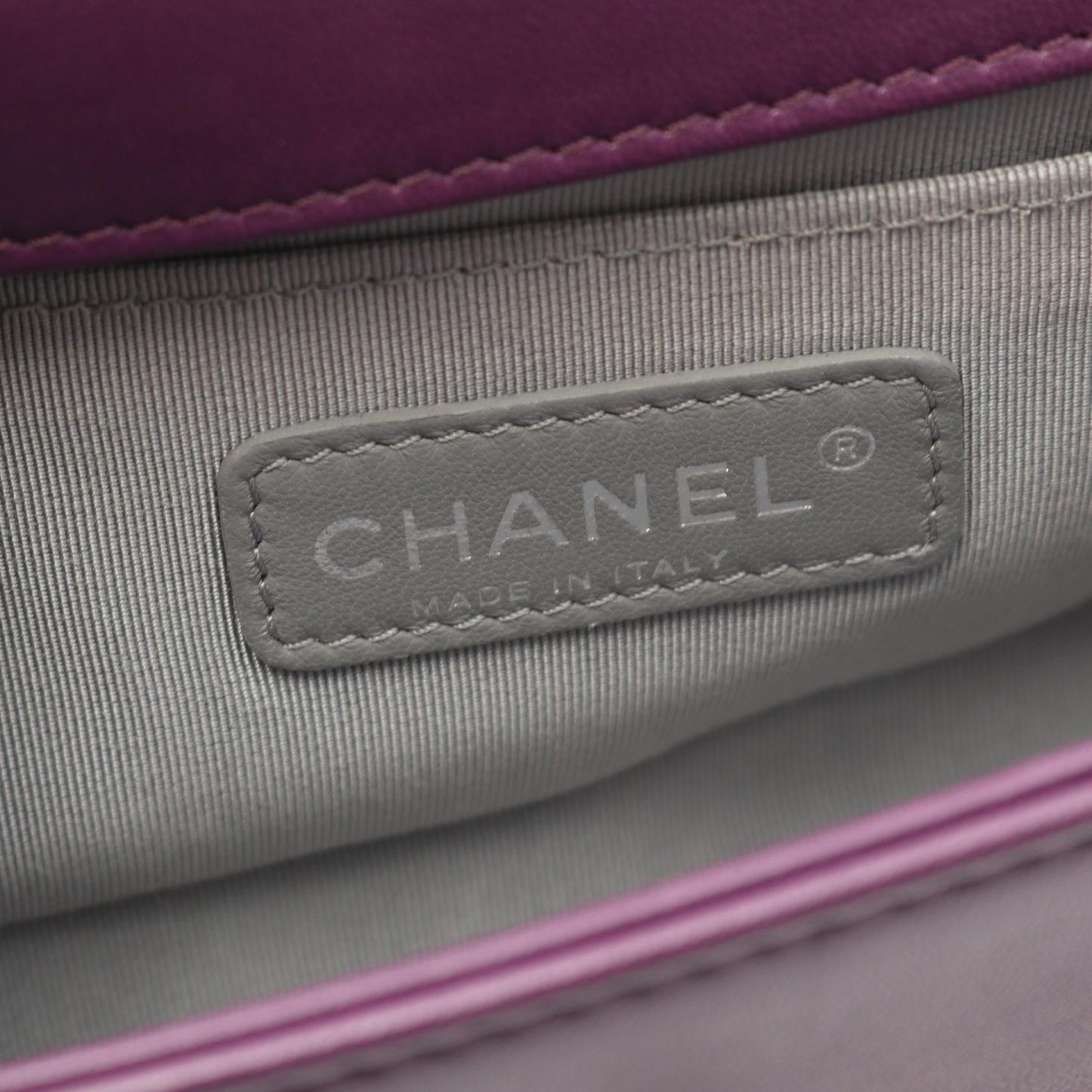Chanel Boy Chanel Fabric Leather Shoulder Bag
