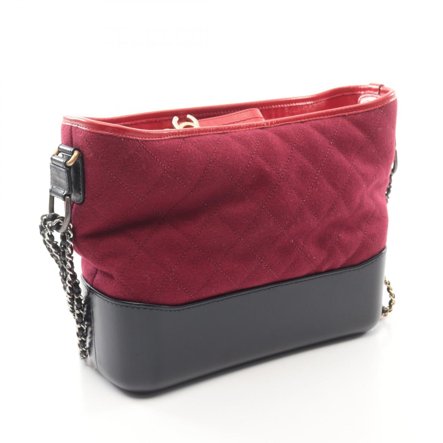 Chanel Gabrielle de Chanel Wool Leather Shoulder Bag