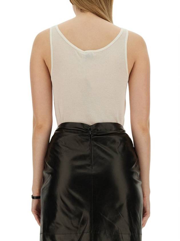 Luxury Saint Laurent Trending 2025 Cotton Rib Sleeveless