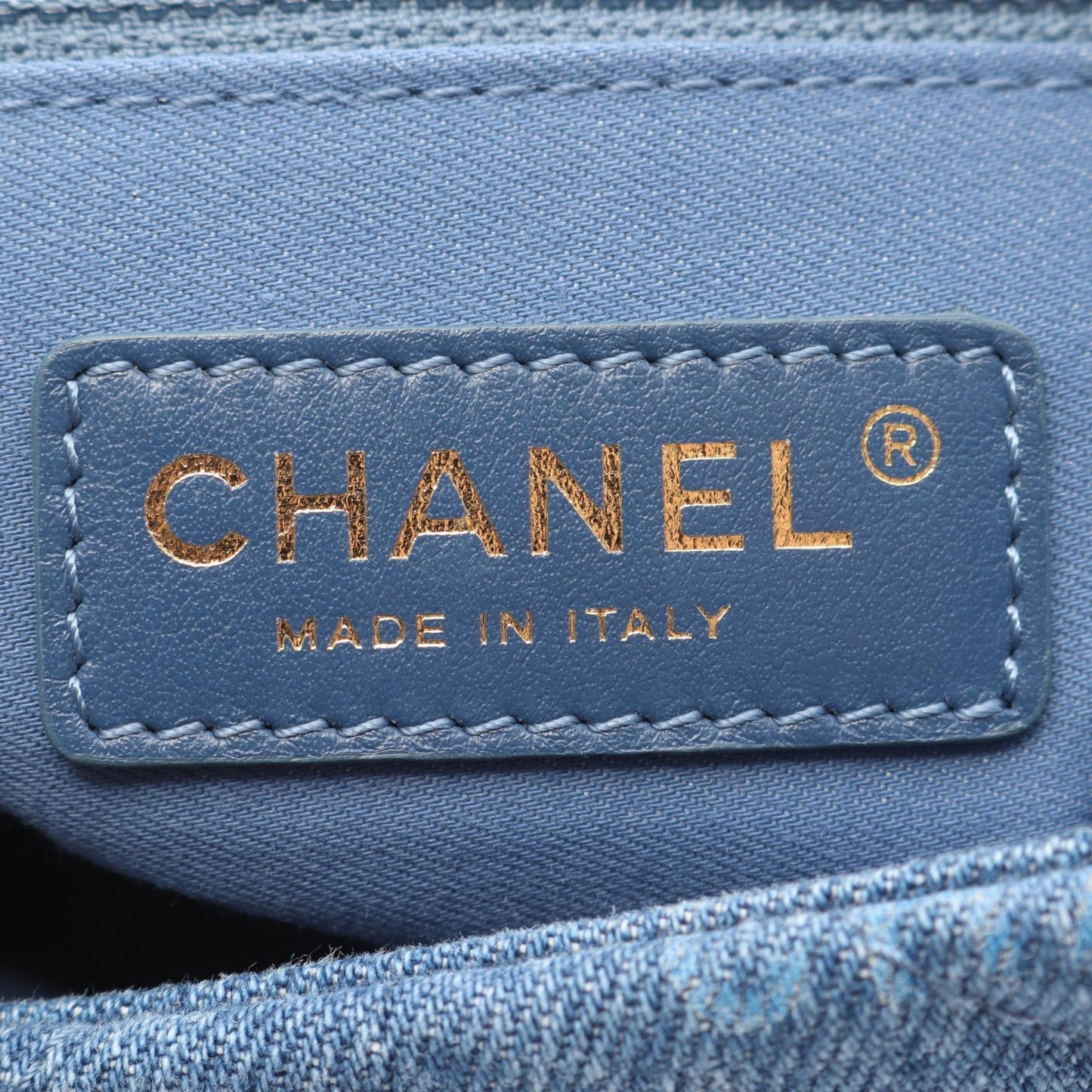 Chanel Matelasse Denim Shoulder Bag