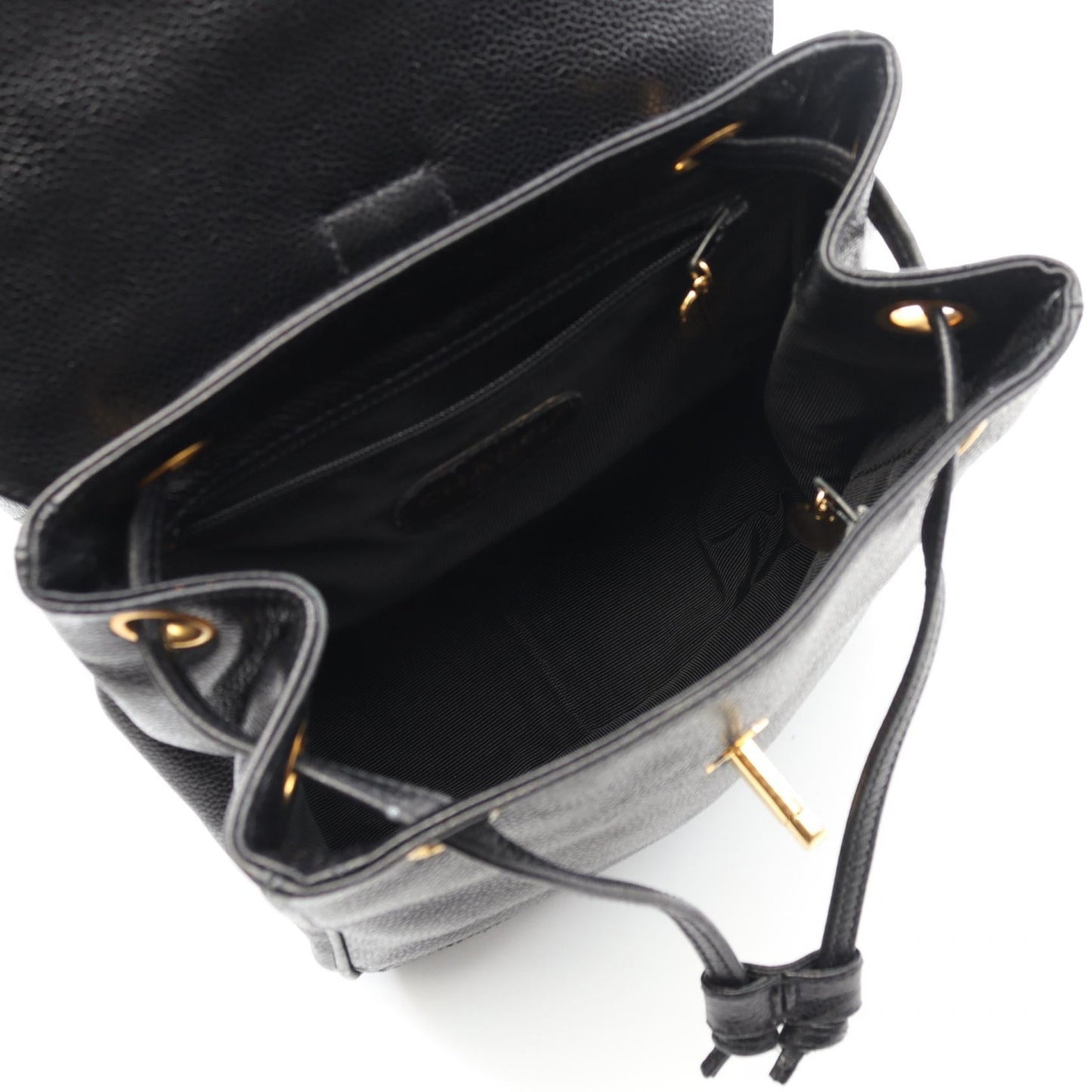 Chanel Triple Coco Caviar Skin Backpack