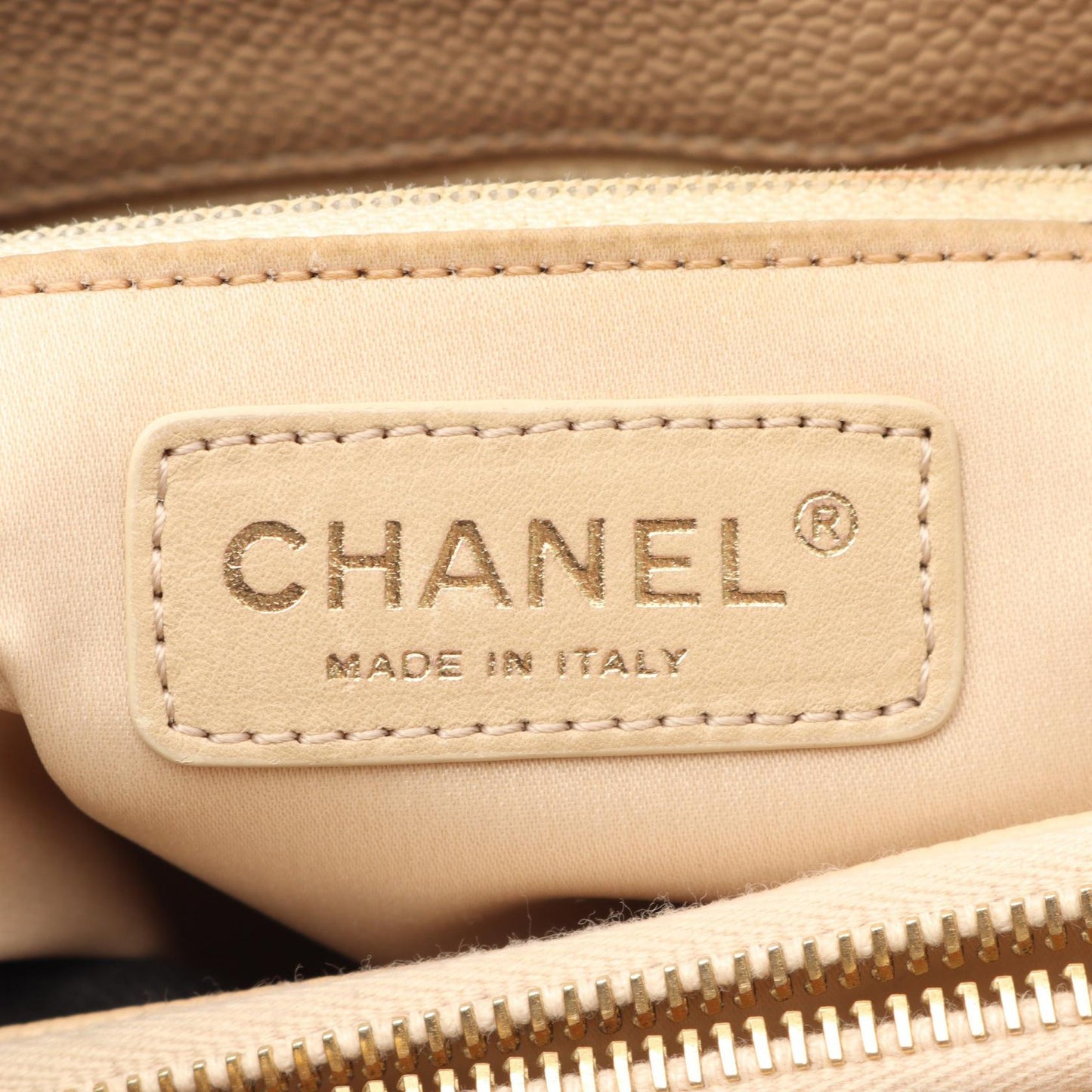 Chanel Matelasse Grained Calfskin Tote Bag