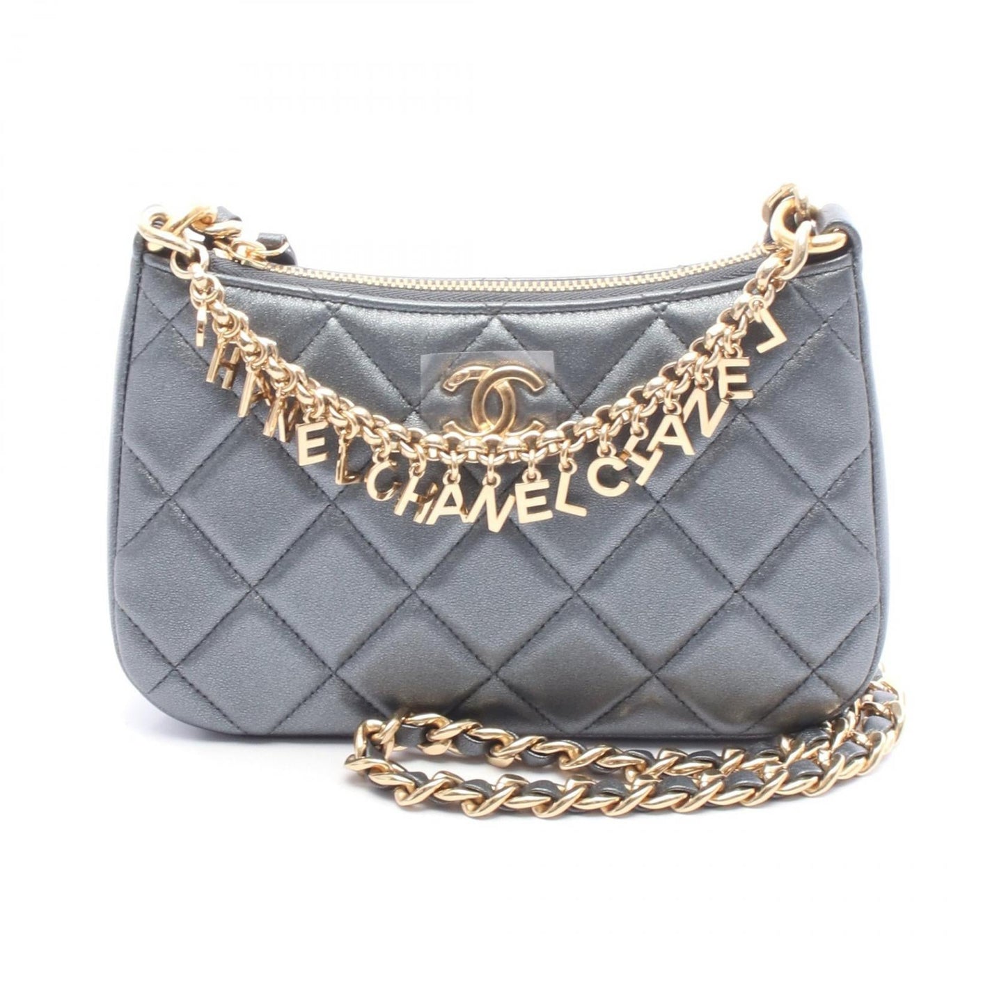 Chanel Matelassé Coco Mark Lambskin Shoulder Bag