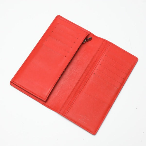LOUIS VUITTON Long Wallet Purse N63011 Damier canvas Fusion Portefeuille Blaza Damier Anfini Bifold Wallet Women