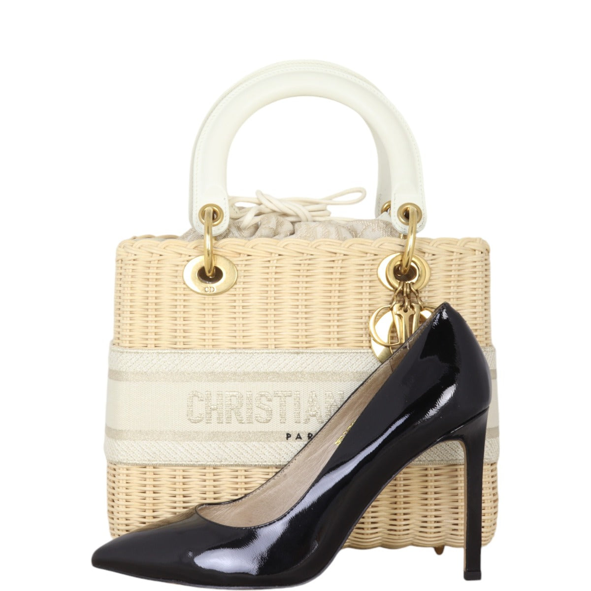 Dior Lady Dior Wicker Oblique Medium