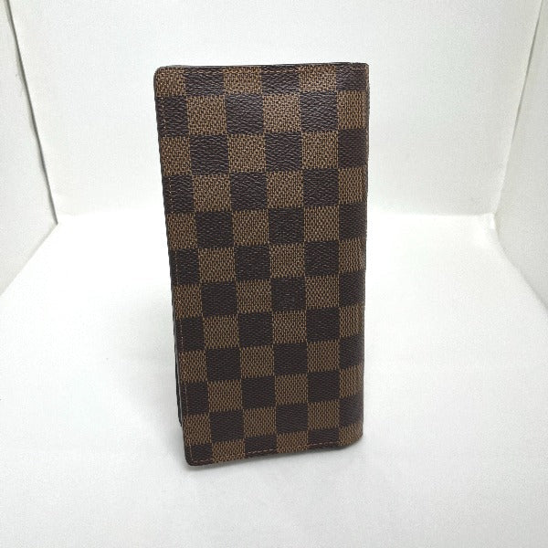 LOUIS VUITTON Bifold Wallet N60017 Damier canvas Brown Wallet with card pocket Damier Portefeuille Blaza mens(Unisex)