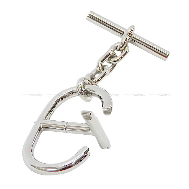 HERMES keyring(key holder) Metal Key Chain Chaine d’Ancre strap Silver Silver