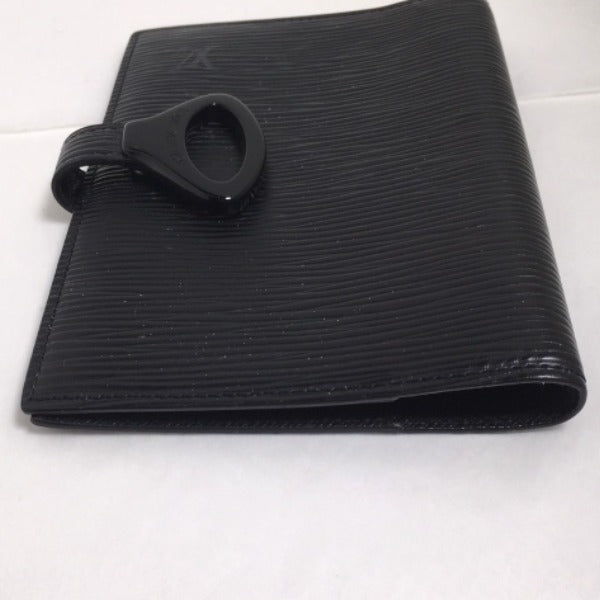 LOUIS VUITTON Notebook cover R20092 Epi Leather black Notebook cover Epi Agenda PM mens(Unisex)
