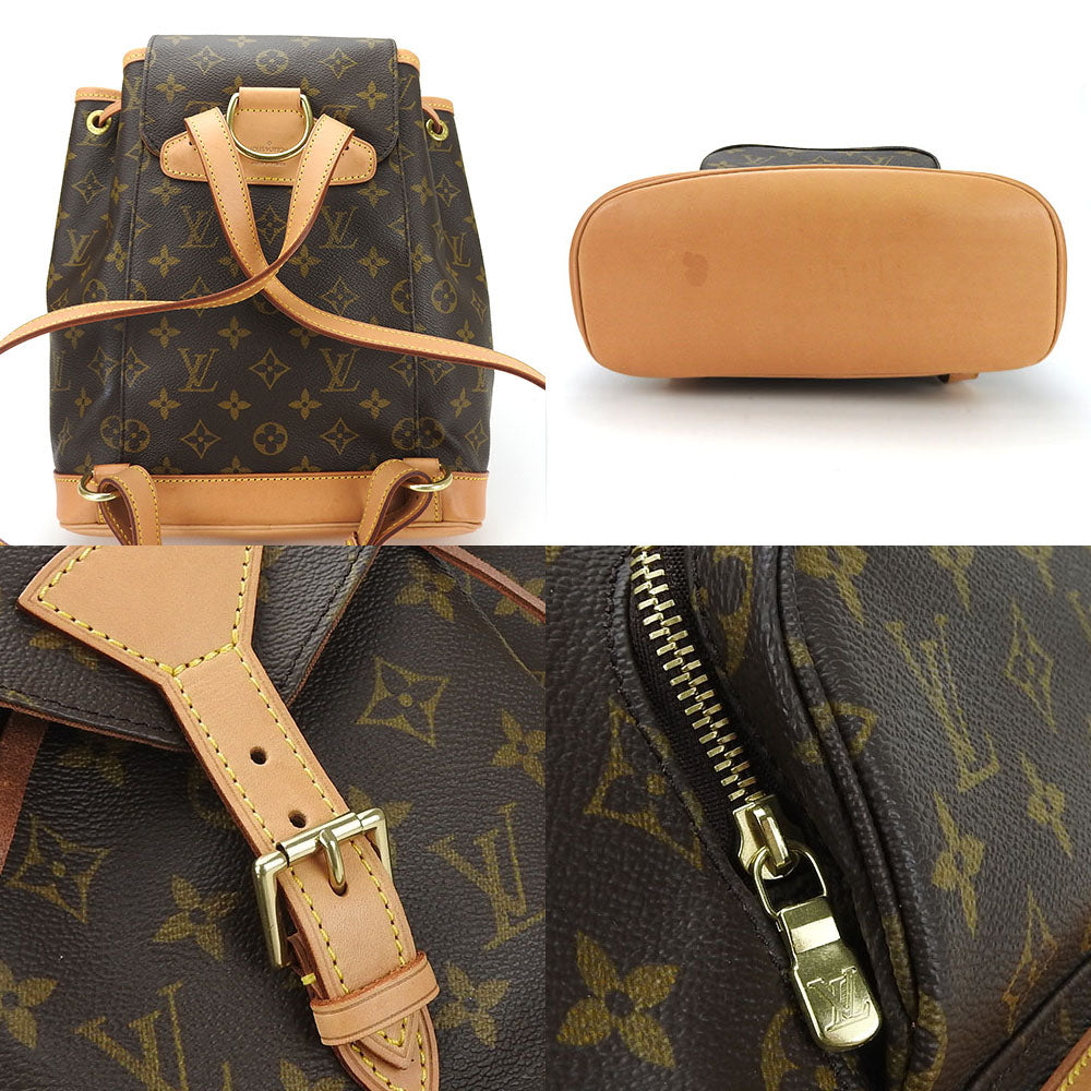 LOUIS VUITTON Backpack M51136 Monogram Brown MontsourisMM Women