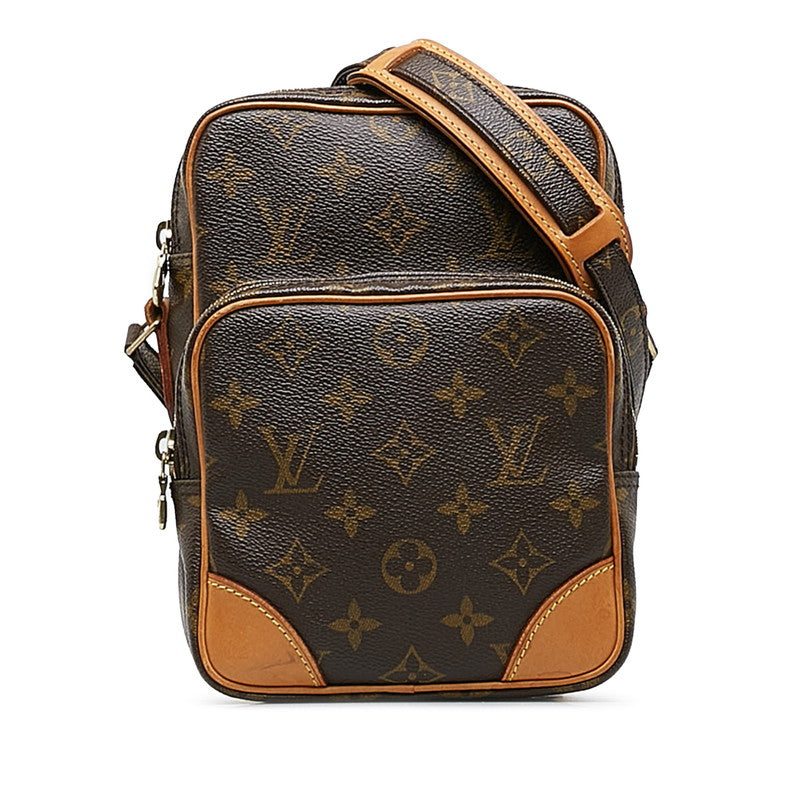 Louis Vuitton Monogram Amazon Shoulder Bag M45236 Brown PVC Leather Louis Vuitton