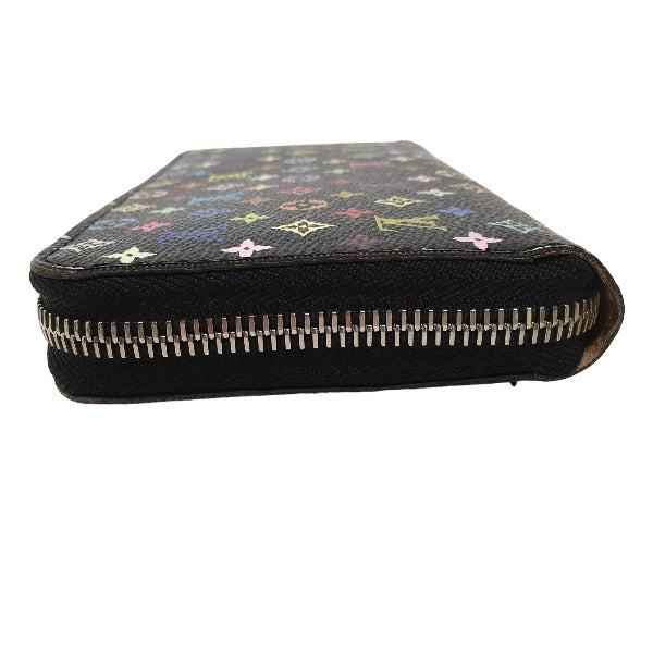 LOUIS VUITTON Long Wallet Purse M60050 Monogram canvas, leather Multicolor x noir Long Wallet Purse Monogram multicolor Zippy wallet Women(Unisex)