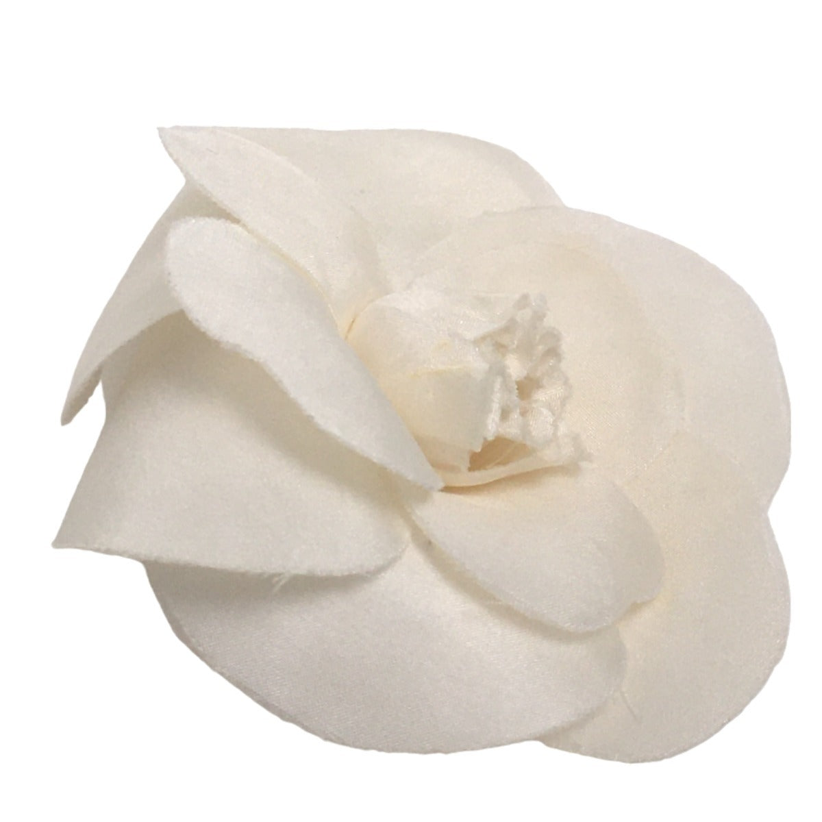 CHANEL Brooch unknown white Camelia With Box corsage Women