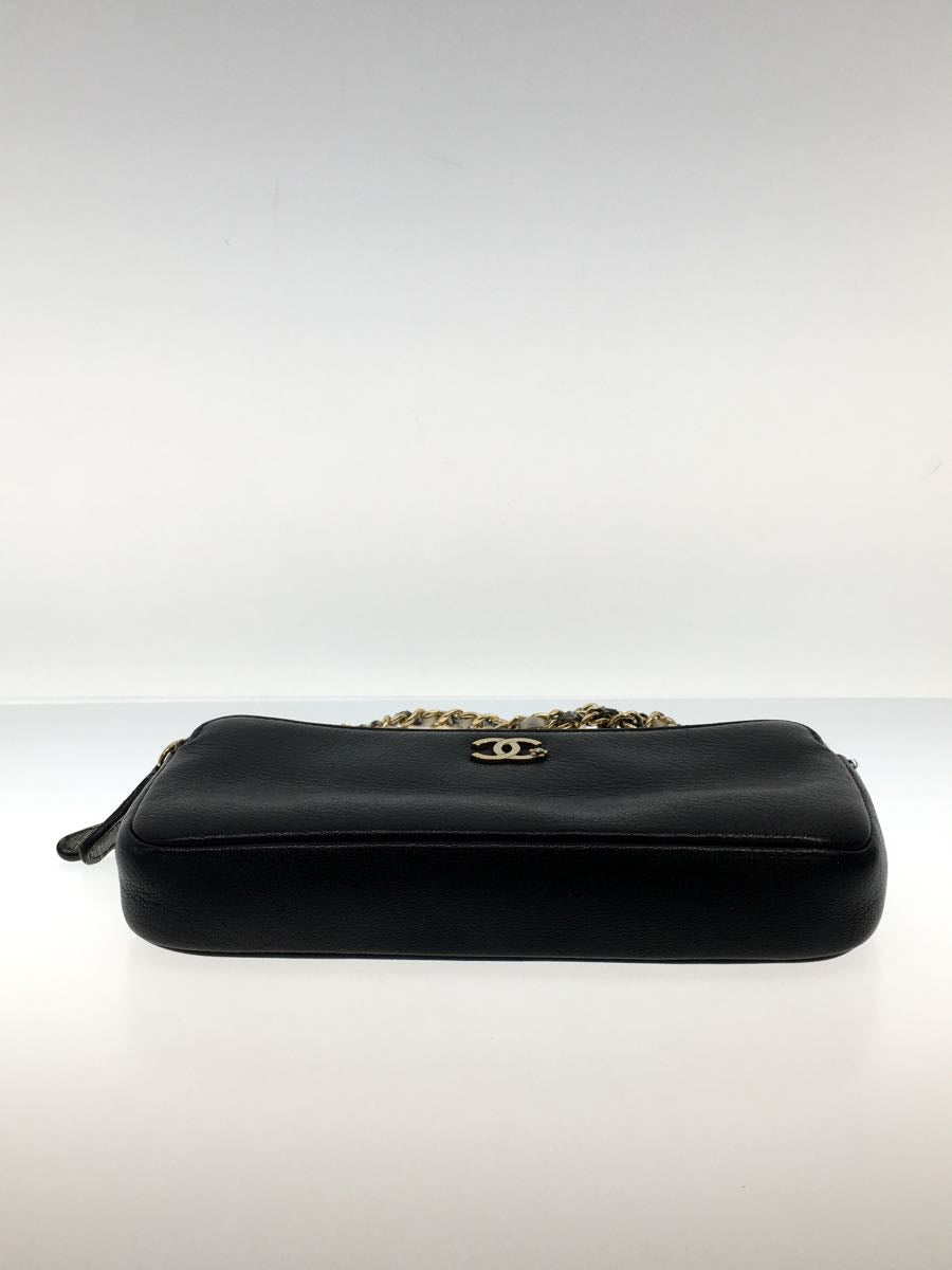 Chanel Leather Plain Chain Shoulder Bag