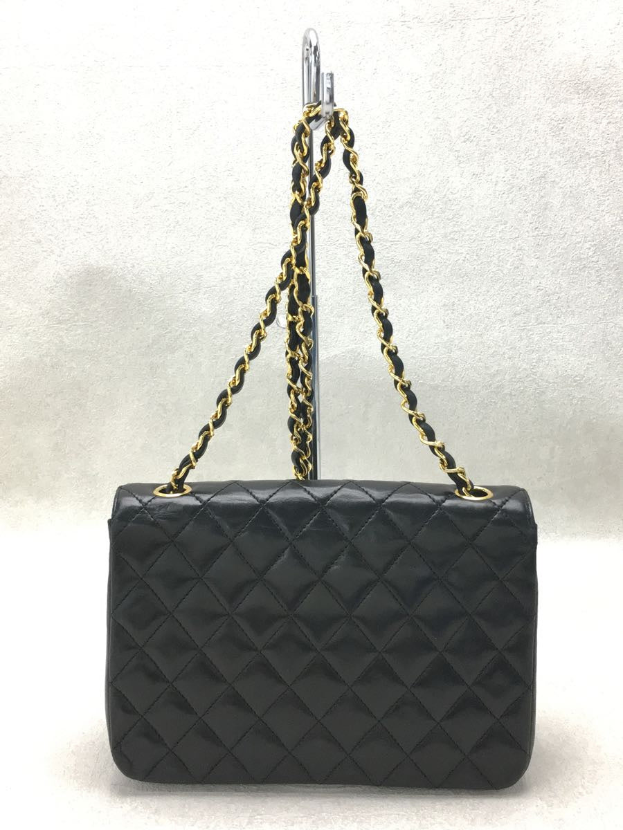 Chanel Lambskin Leather Gold Chain Shoulder Bag