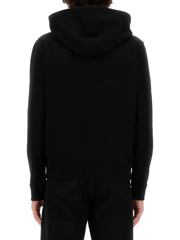 Luxury Saint Laurent Trending 2025 Men's Chest Small Logo Hoodie Black