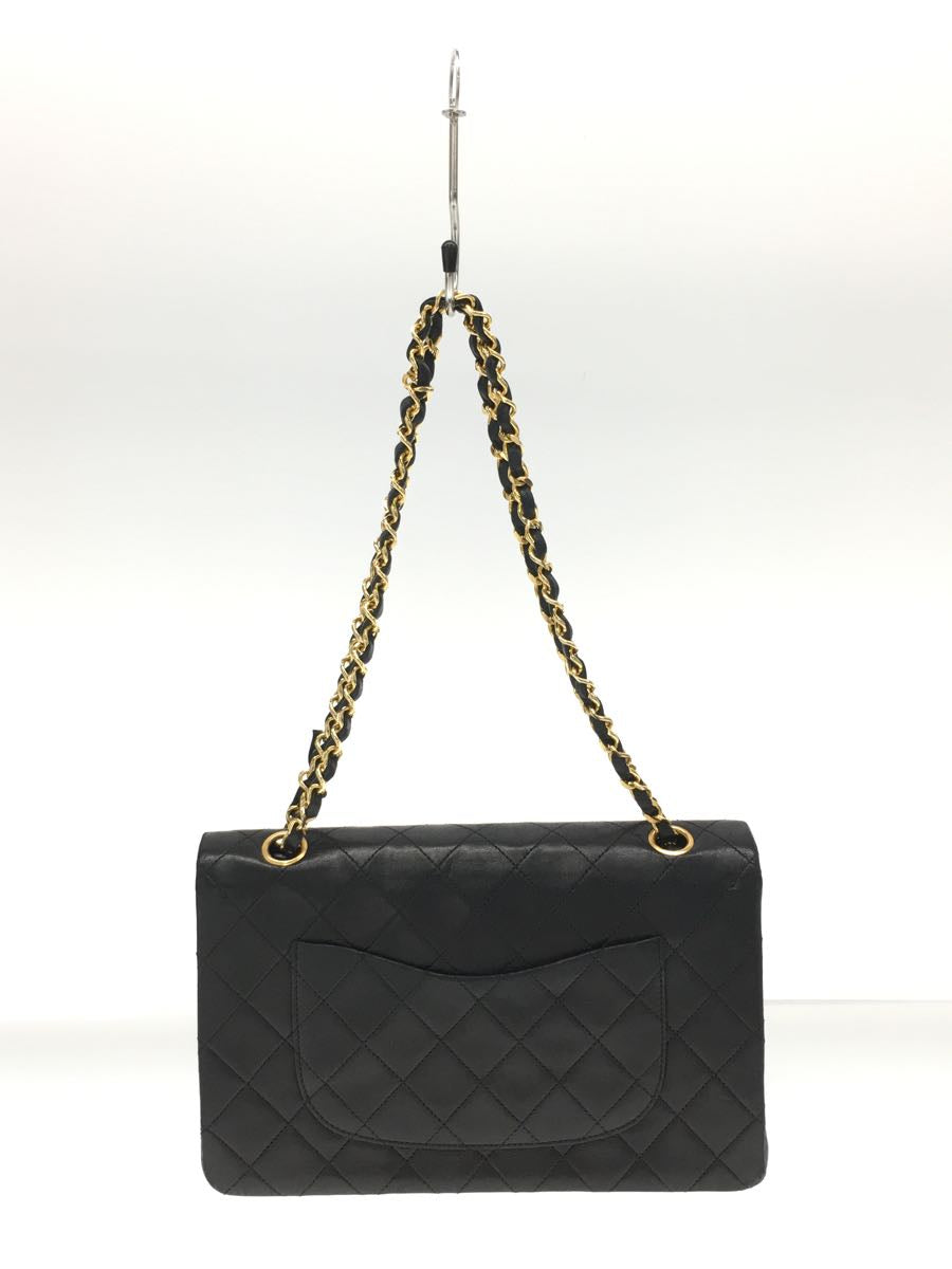 Chanel Chain Shoulder Bag Lambskin Black