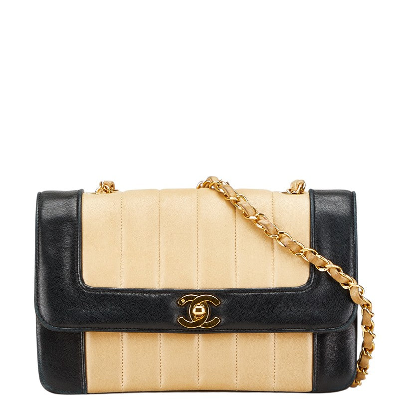 Chanel Coco Mark Mademoiselle Lambskin Shoulder Bag