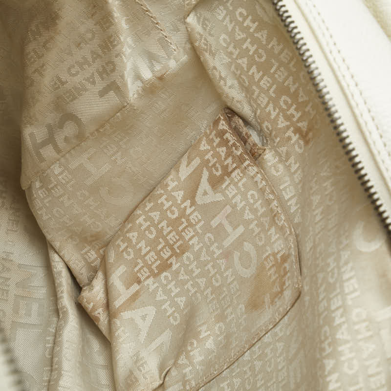 Chanel Choco Bar Leather Boston Bag Classic Flap