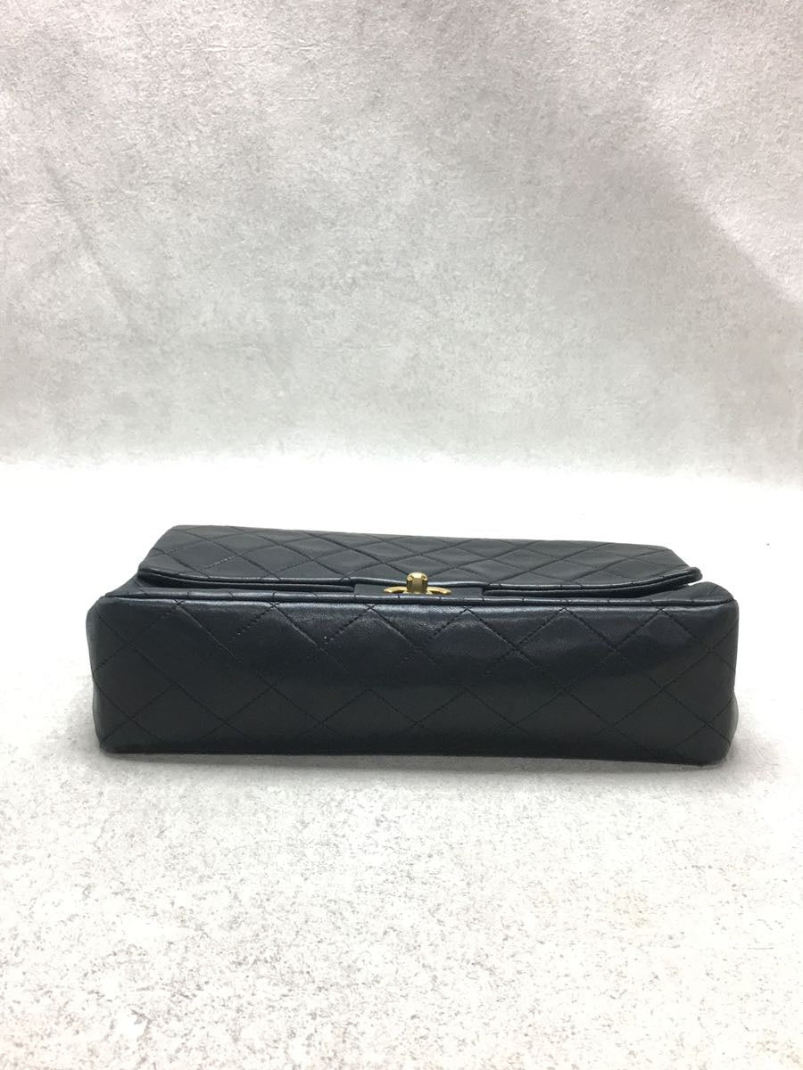 Chanel Leather CocoMark Turnlock Chain Shoulder Bag Black