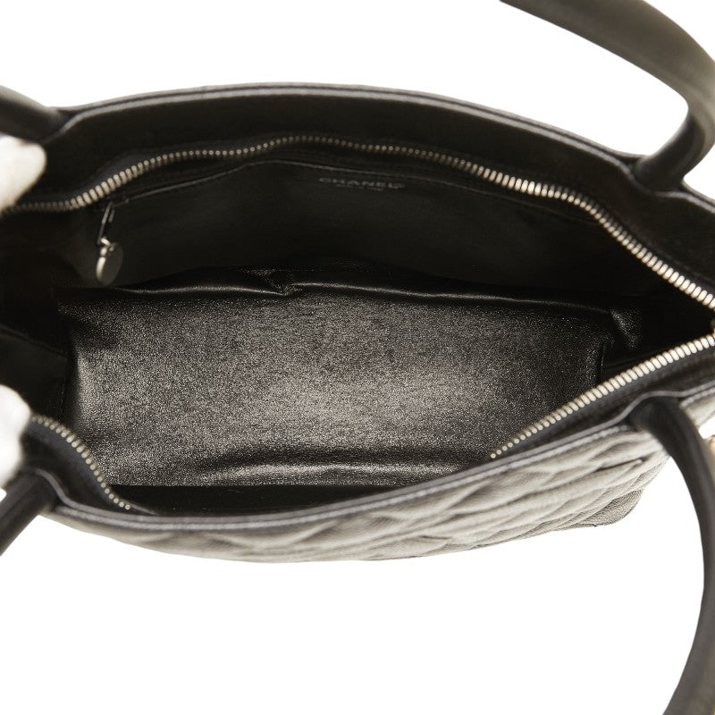 Chanel Matelasse Caviarskin 2way Tote Bag Classic Flap