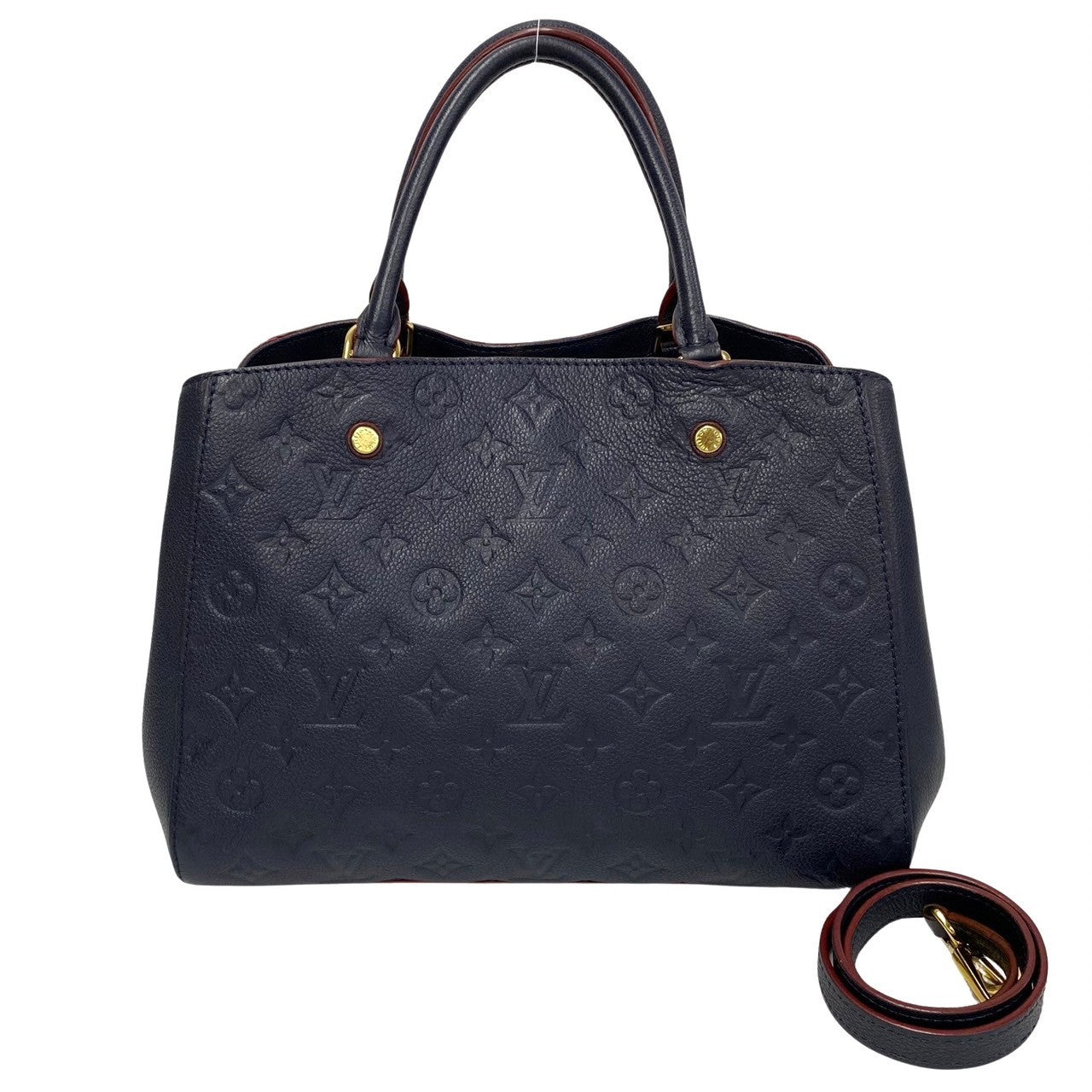 LOUIS VUITTON Shoulder Bag M42746 Monogram Ann Platt Navy Monogram Ann Platt Montaigne MM Women(Unisex)