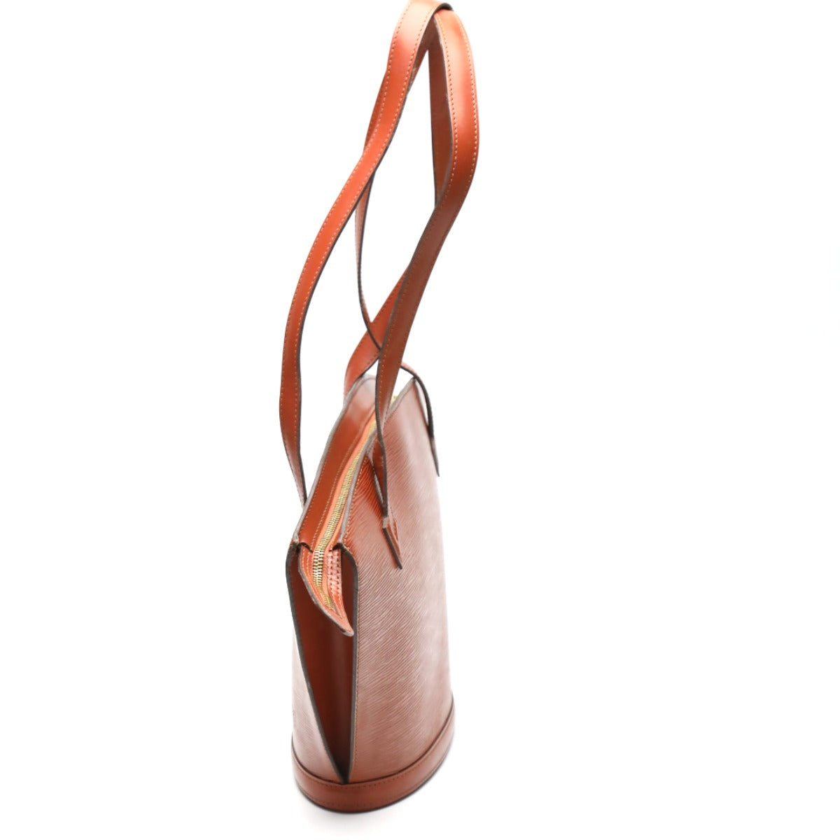 LOUIS VUITTON Handbag M52333 Epi Leather Kenya Brown Tote Bag Epi Saint-Jacques Poignier Long Women