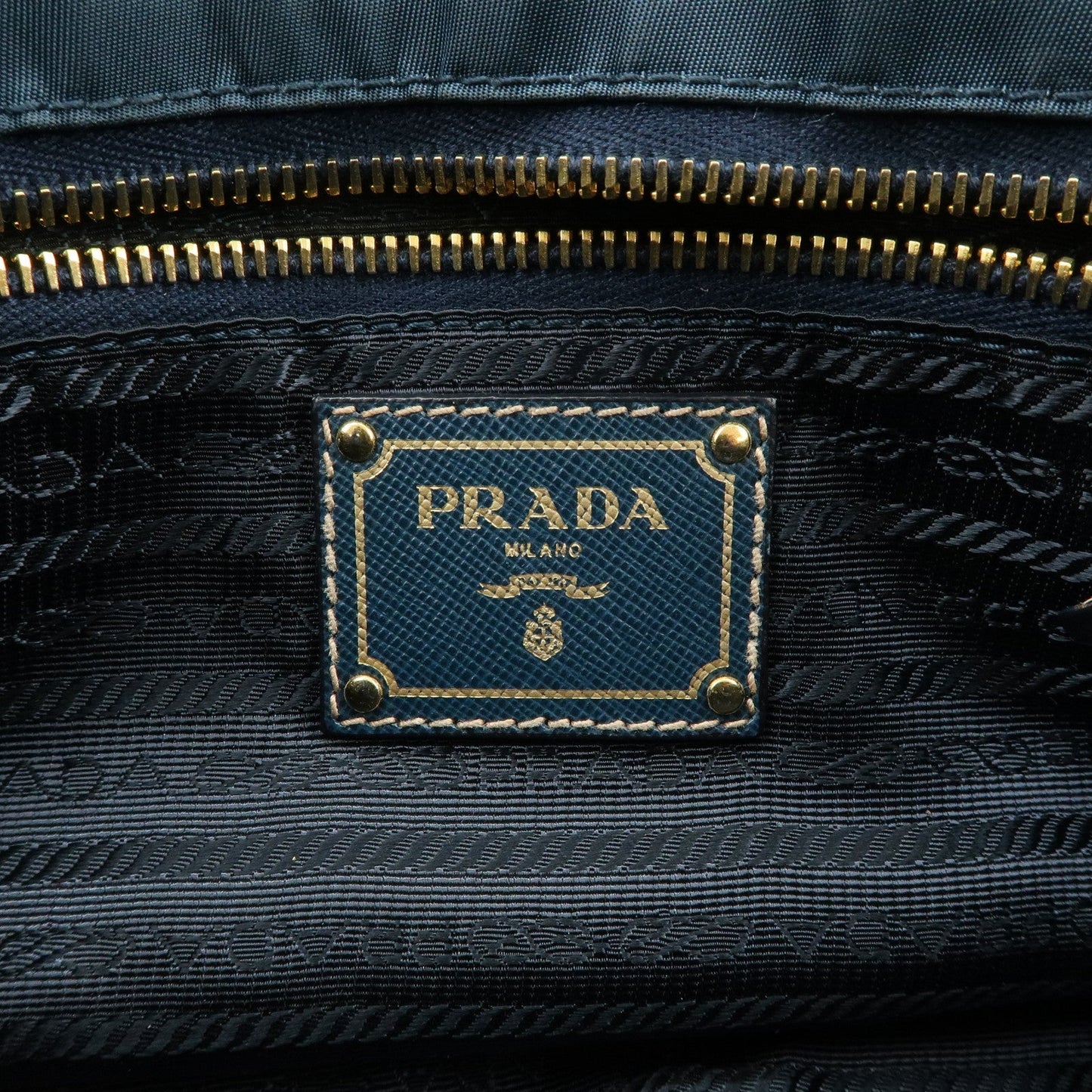 PRADA Nylon Leather Shoulder Bag Crossbody Bag Green BT0772