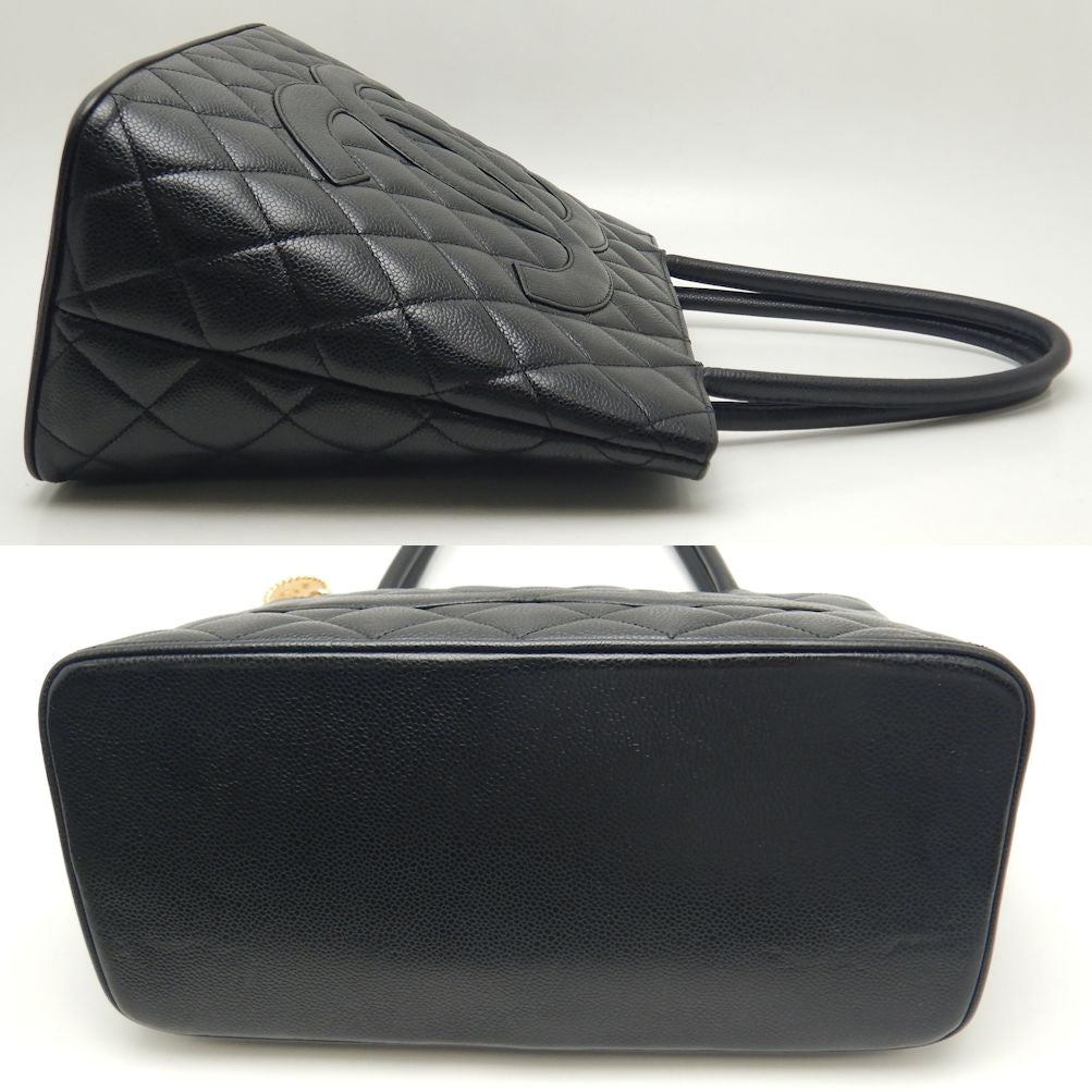 Chanel Reissue Tote Bag Caviar Skin Black