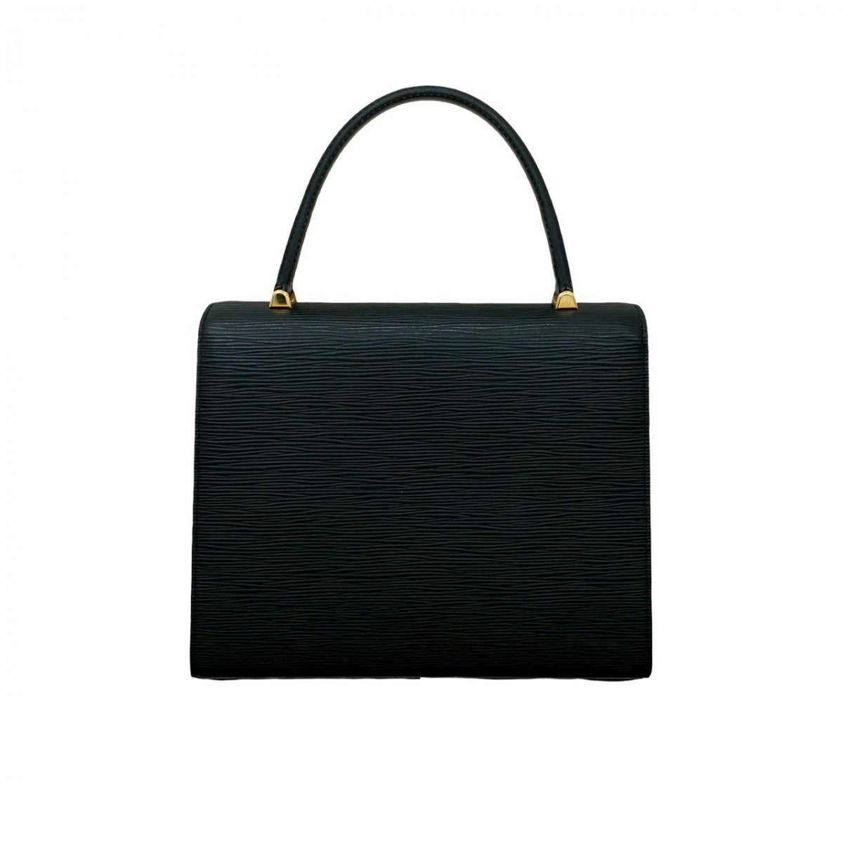 LOUIS VUITTON Handbag M52372 leather black Epi Malesherbes Women