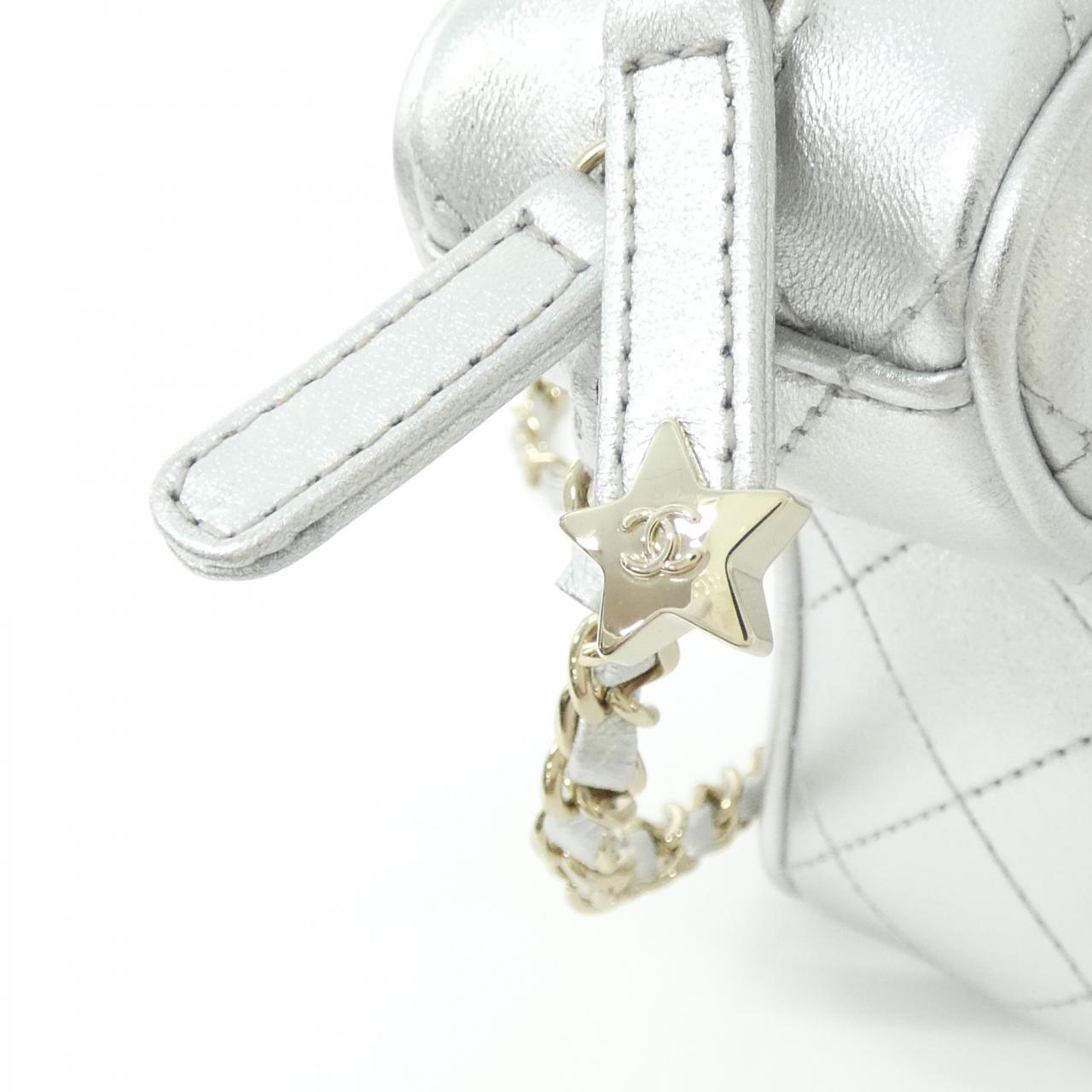 Chanel Metallic Lambskin Shoulder Bag