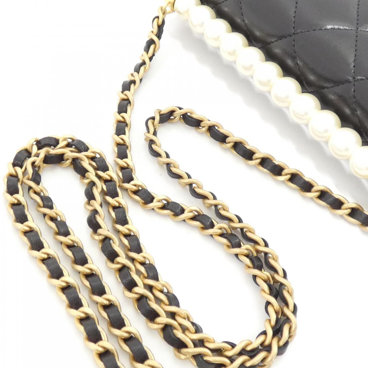 Chanel Lambskin Wallet on Chain Crossbody