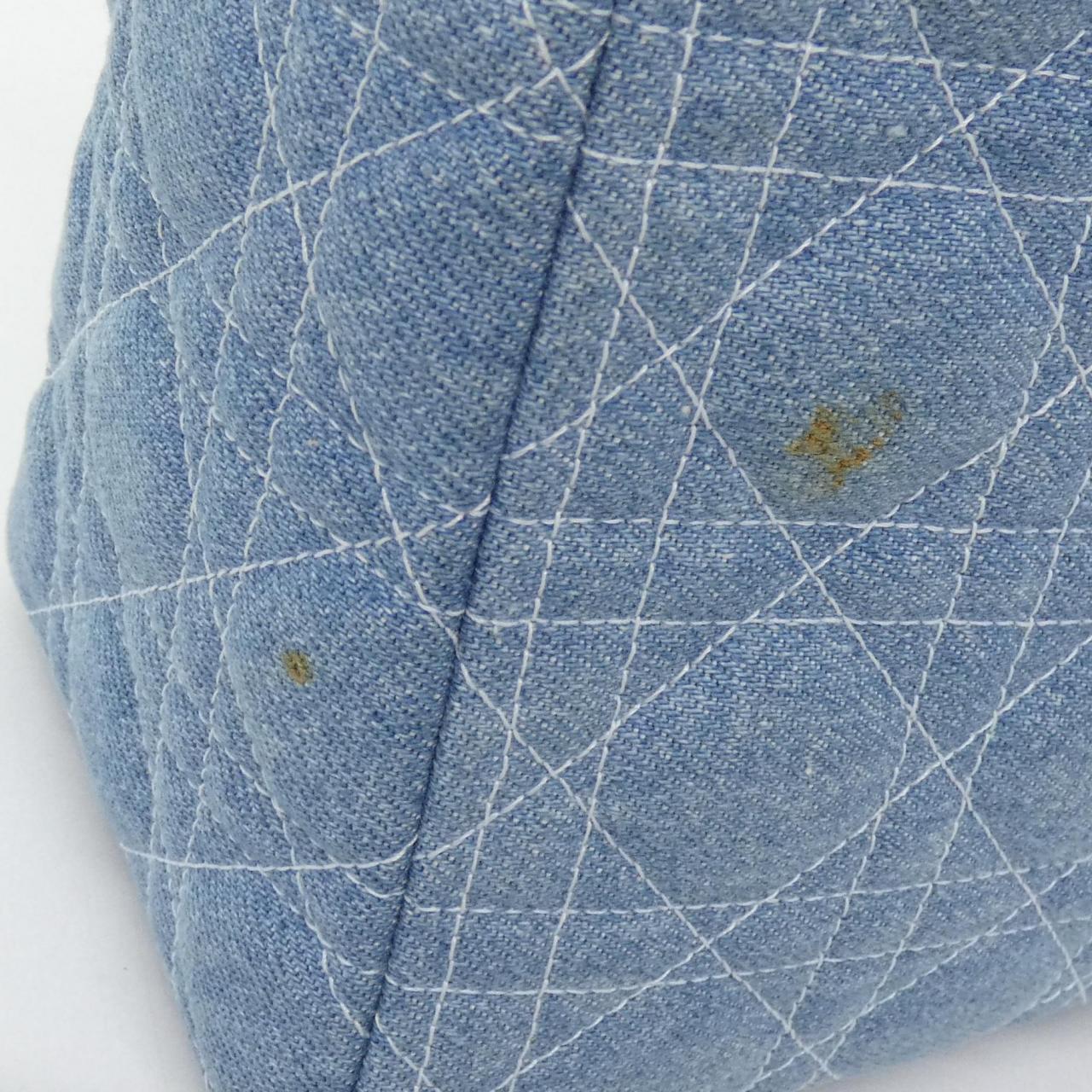 Christian Dior Lady Dior Denim Canvas Bag