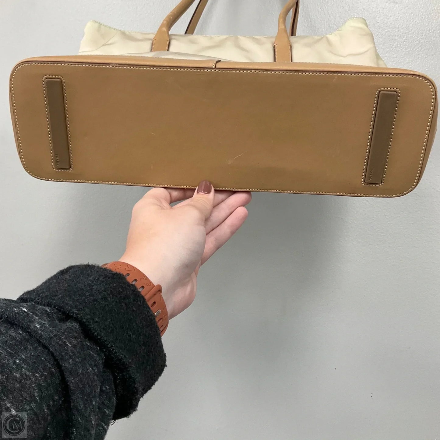 Tote Luxury Designer By Prada, Size: Medium