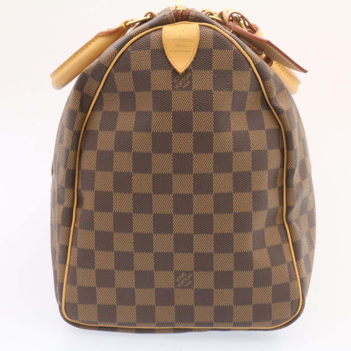 LOUIS VUITTON Damier Ebene Keepall 45 Boston Bag LV 26495A