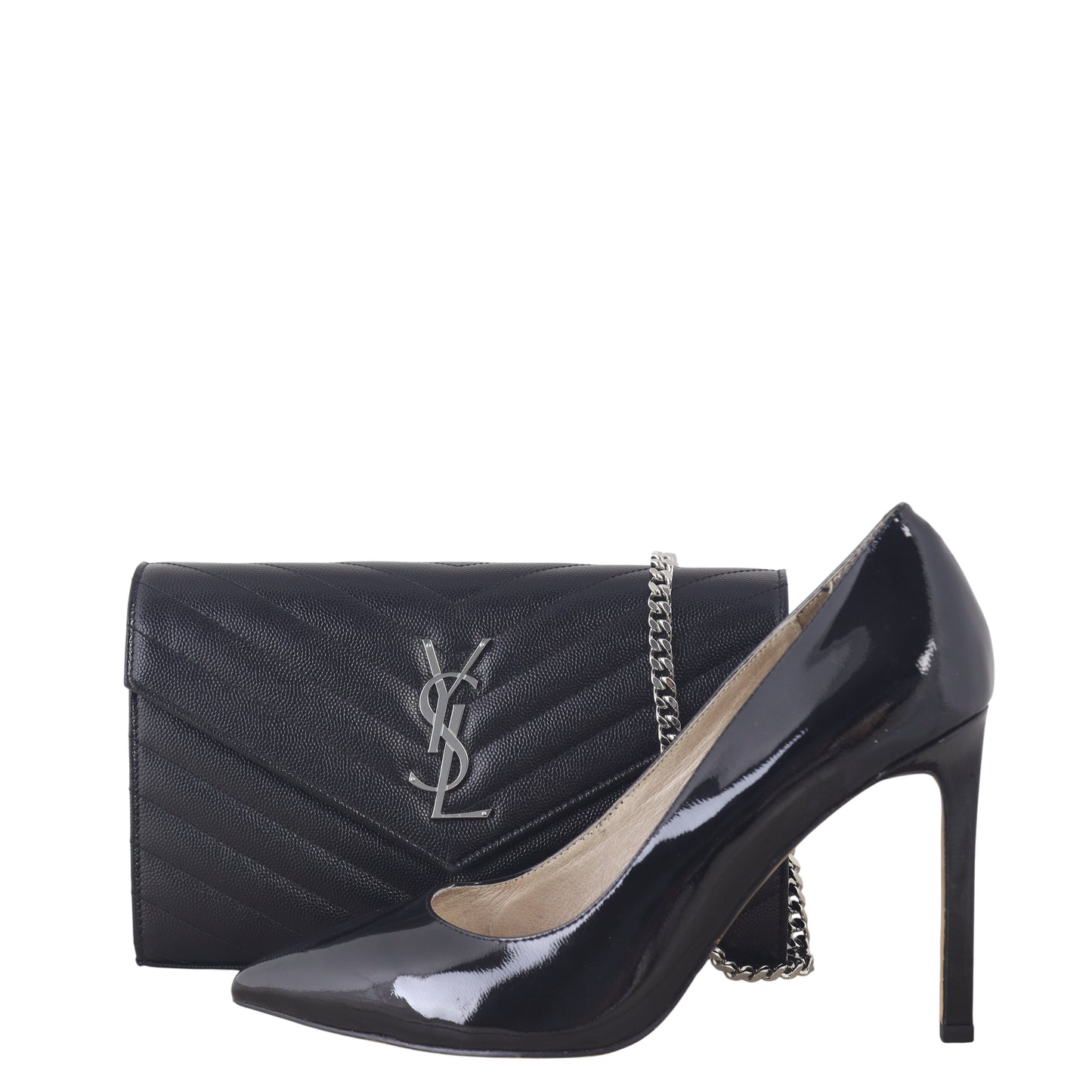 Saint Laurent Cassandre Chain Wallet
