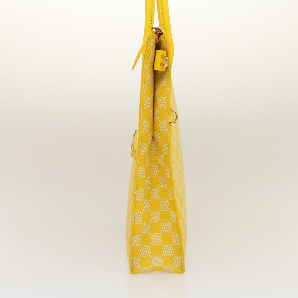 LOUIS VUITTON Damier Color Mobile 2way Shoulder Bag Yellow N41305 LV Auth 27711A